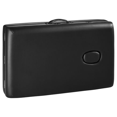 Table De Massage Portable Pliante 2 Zones Largeur De 61cm Noir