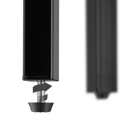 Étagère D’angle Style Industriel 34x34x1585 Cm Bois Clair