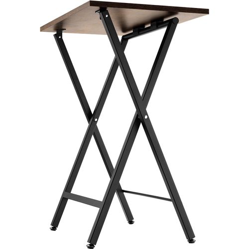 Ensemble De 2 Bouts de canapé Pliable Avec Pieds Articulés Réglables En Hauteur