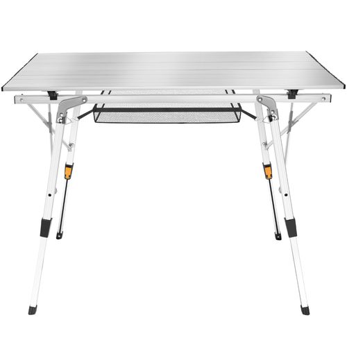 Table De Camping Pliable Argent