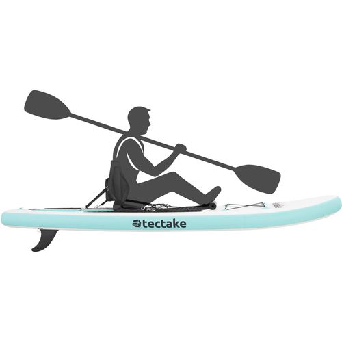 Planche De Stand-up Paddle 2-en-1 En Matériau Drop-stitch Blanc/turquoise