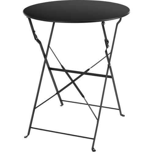 Ensemble Table Et Chaises Bistrot Noir  59 X 59 X 70.5 Cm