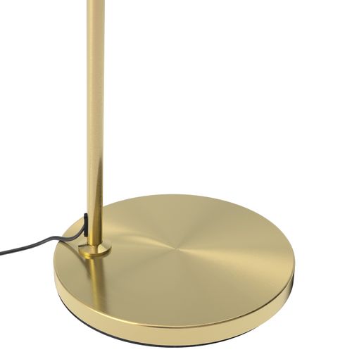 Lampe Sur Pied En Acier Laqué Époxy 60w Réglable En Hauteur Doré