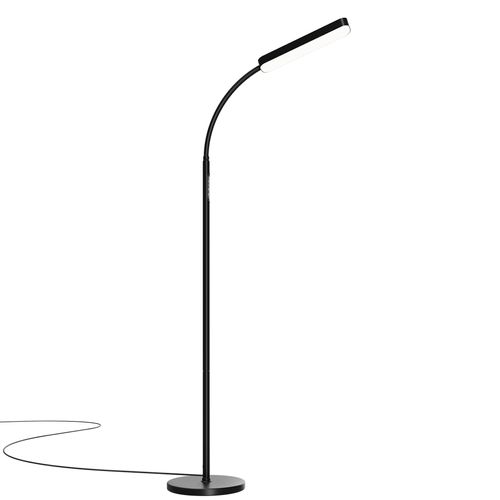 Lampe De Sol LED 5 Modes D'éclairage 12 W Avec Télécommande Noire