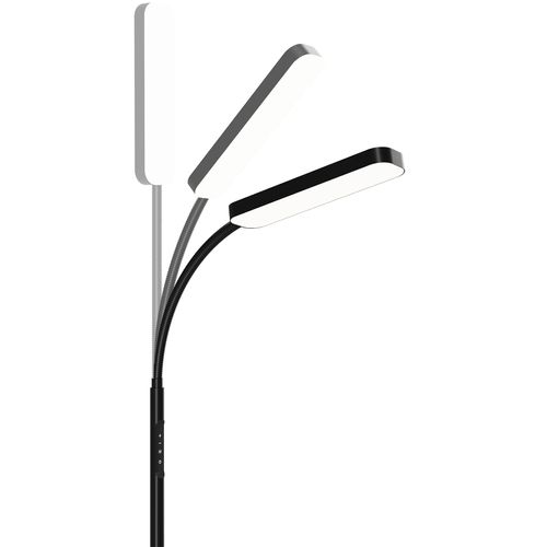 Lampe De Sol LED 5 Modes D'éclairage 12 W Avec Télécommande Noire