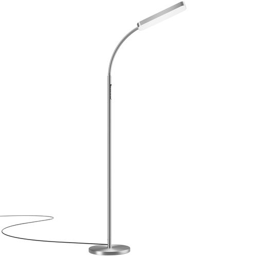 Lampe De Sol LED 5 Modes D'éclairage 12 W Avec Télécommande Argent