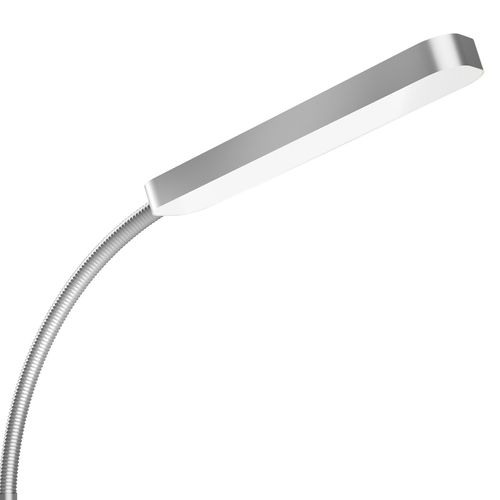 Lampe De Sol LED 5 Modes D'éclairage 12 W Avec Télécommande Argent