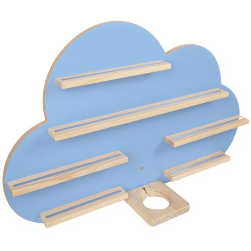 Étagère Murale Aspect Nuage Avec Bandes Magnétiques 76x15,5x50cm