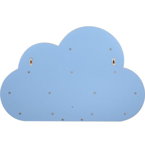 Étagère Murale Aspect Nuage Avec Bandes Magnétiques 76x15,5x50cm