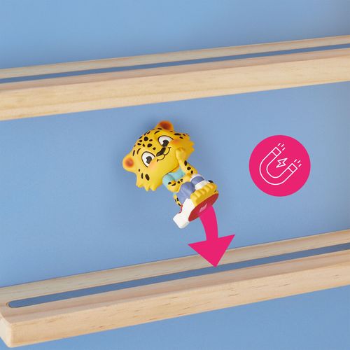 Étagère Murale Aspect Nuage Avec Bandes Magnétiques 76x15,5x50cm