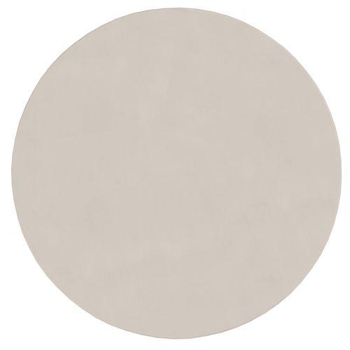 Table Basse Ronde Pour Intérieur et Extérieur 80x39,5 Cm Blanc