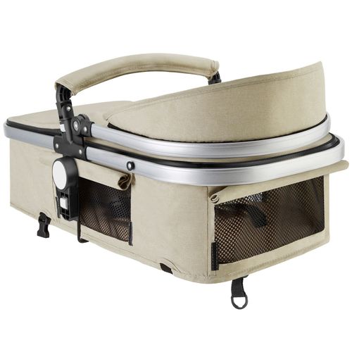 Poussette Combinée Pliable Avec Harnais à 5 Points Gris/beige