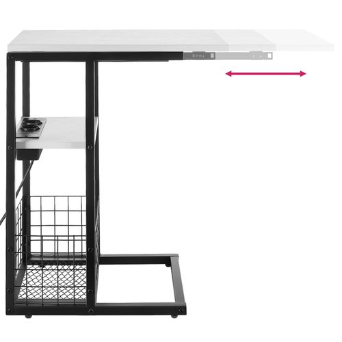 Bout de canapé Pour Ordinateur Portable Avec Station De Charge Intégrée