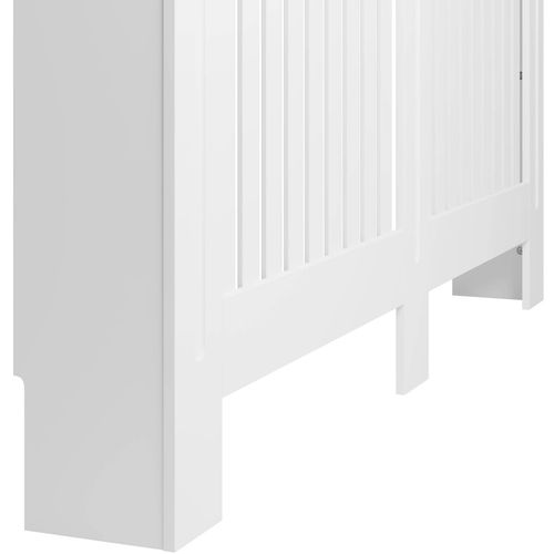 Cache-radiateur Design à Lattes Étagère De Rangement 152,5x19x82cm