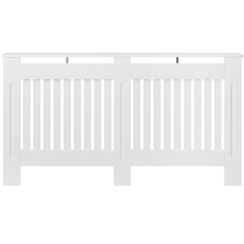 Cache-radiateur Design à Lattes Étagère De Rangement 152,5x19x82cm