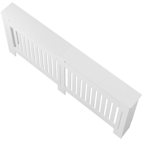 Cache-radiateur Design à Lattes Étagère De Rangement 172,3x19x82cm