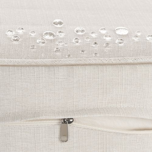 Fauteuil De Jardin Rembourrage XXL Revêtement Polyester Déperlant