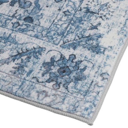 Tapis Design Vintage Motif Oriental Poils Courts 120x170cm