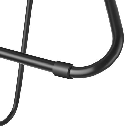 Fauteuil Cocktail Rond Et Rembourré Revêtement En Velours Anthracite