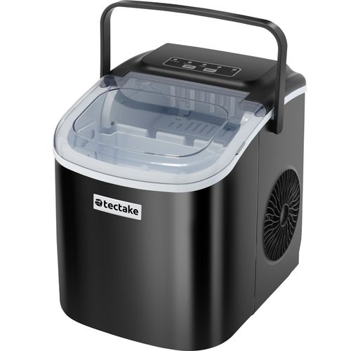 Machine à Glaçons Réservoir D'eau De 1,2 L Avec 2 Tailles De Glaçons Noir