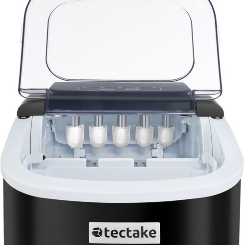 Machine à Glaçons Réservoir D'eau De 1,2 L Avec 2 Tailles De Glaçons Noir