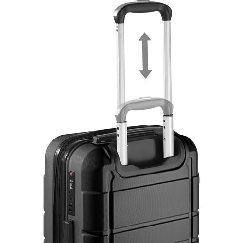 Set De Valises Rigides 3 Pièces Avec Serrure à Code Et Poignée Télescopique