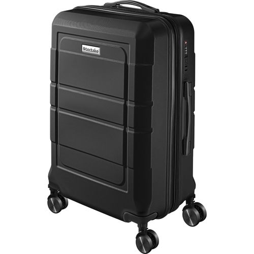 Set De Valises Rigides 3 Pièces Avec Serrure à Code Et Poignée Télescopique