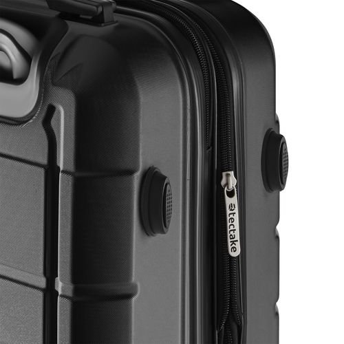 Set De Valises Rigides 3 Pièces Avec Serrure à Code Et Poignée Télescopique