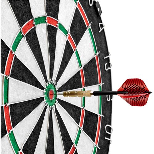 Cible De Fléchettes En Sisal Avec 9 Fléchettes Et 21 Ailettes 45x4,5cm