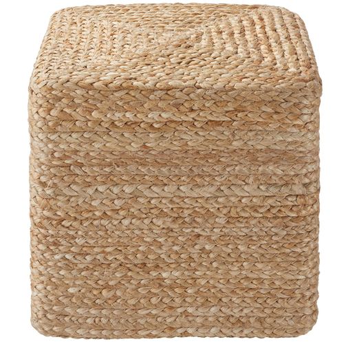 Pouf Fait Main Style Bohème Beige