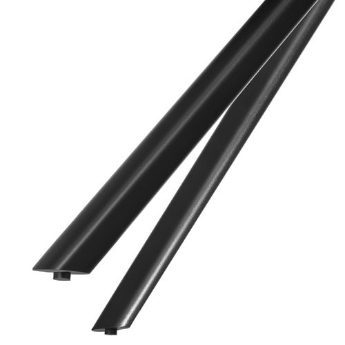 Lot De 2 Chaises Pivotantes à 360° En Velours Avec Rembourrage Noir