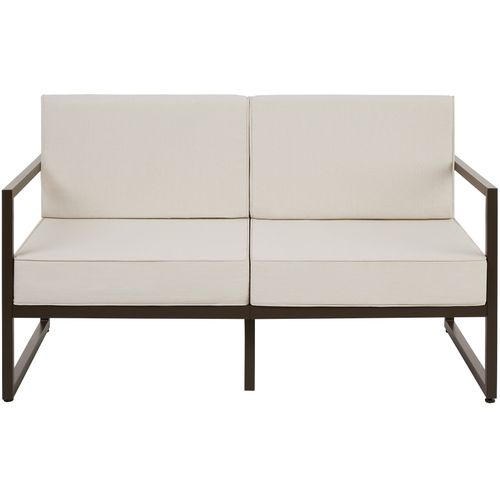 Canapé De Jardin 2 Places Avec Rembourrage Épais Et Housses Amovibles