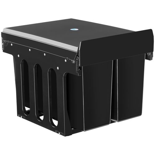 Collecteur De Déchets 31 L Et 3 Compartiments 35 X 48 X 35 Cm