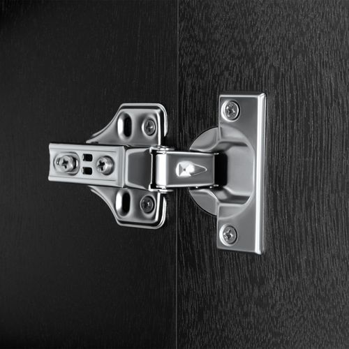 Buffet 3 Compartiments Avec Portes Magnétiques Et Étagères Amovibles