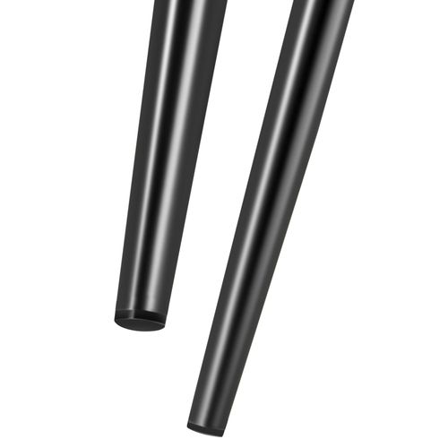 Fauteuil Rembourré Avec Dossier En Forme De Fleur Velours Crème/noir