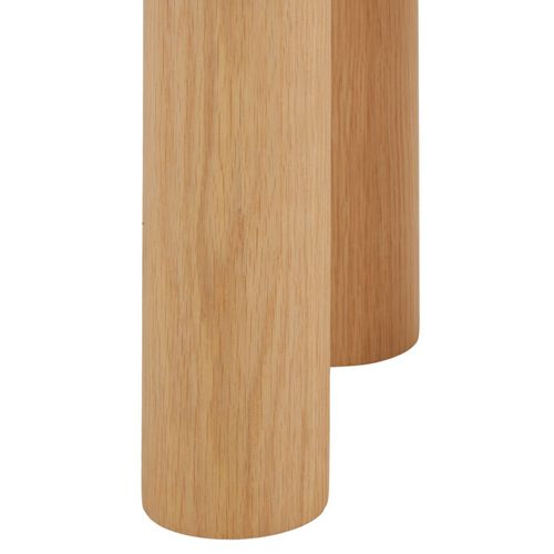 Table D'appoint Ronde Avec Pieds En Bois Massif 40 X 40 X 45,5 Cm