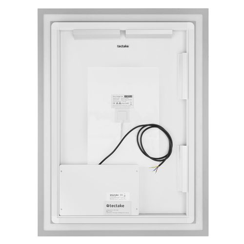 Miroir De Salle De Bain LED Commande Tactile Réglable 60 X 100 Cm