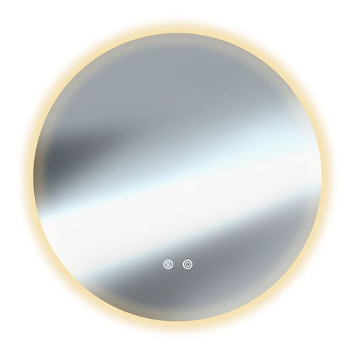 Miroir De Salle De Bain LED Réglable Avec 3 Couleurs De Lumière 60cm