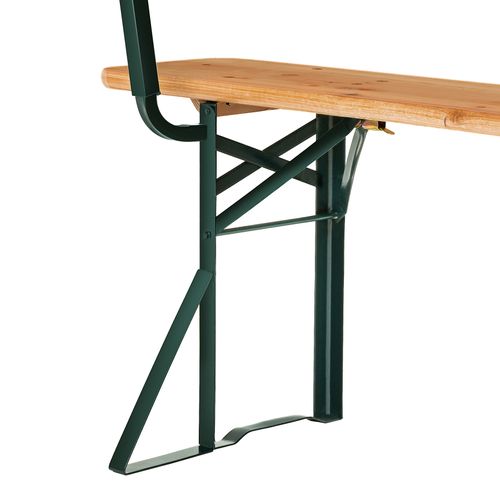 Ensemble De Table Et Bancs Avec Dossiers 8 Places Pliables