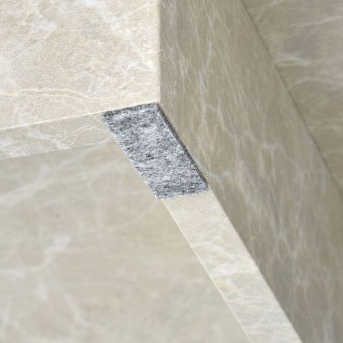 Table Basse En Bois Mdf Sans Montage 120 X 60 X 35 Cm Aspect Travertin