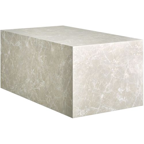 Table Basse En Bois Mdf Sans Montage 90 X 50 X 40 Cm Aspect Travertin