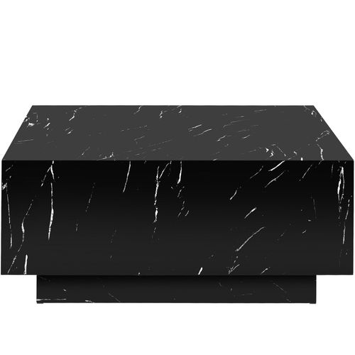 Table Basse En Bois Mdf Sans Montage 80 X 80 X 35 Cm Aspect Marbre