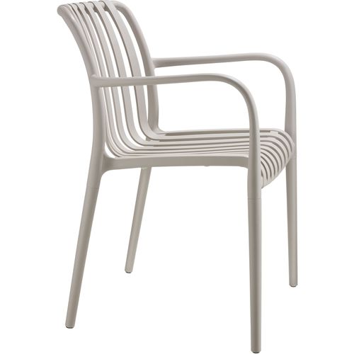Chaises De Jardin Résistant Aux Intempéries Et Aux Uv Taupe Ensemble De 2 Pièces