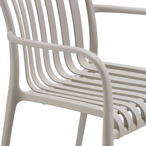Chaises De Jardin Résistant Aux Intempéries Et Aux Uv Taupe Ensemble De 2 Pièces