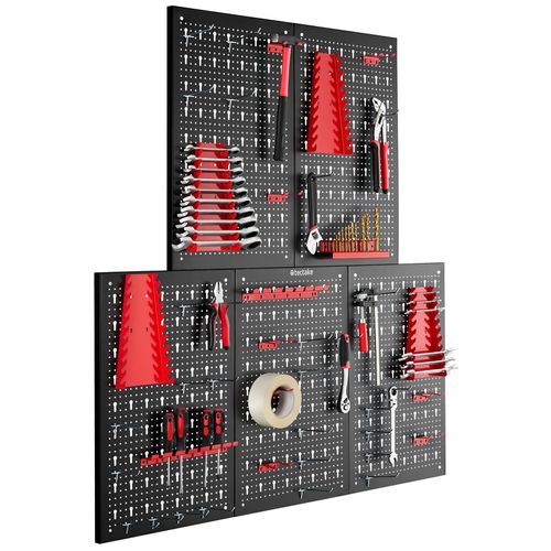 Panneaux Perforés Pour Rangement D'outils 5 Pièces En Acier