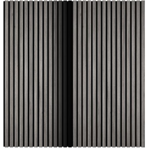 Lot De 2 Panneaux Acoustiques 60 X 120 X 2,1 Cm Chêne Gris Clair