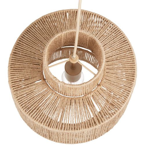 Suspension Au Style Bohème 40w Fibre Durable Et Naturelle