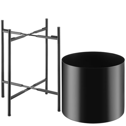 Lot 2 Supports De Plantes En Acier Revêtu Par Poudre