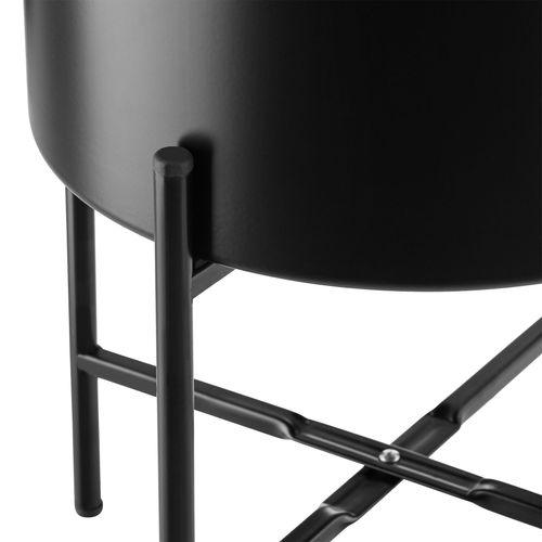 Lot 2 Supports De Plantes En Acier Revêtu Par Poudre