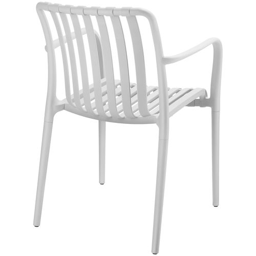 Chaises De Jardin Résistant Aux Intempéries Et Aux Uv Crème Ensemble De 6 Pièces